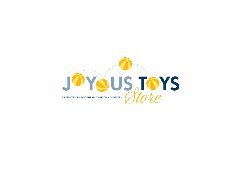 Buckhead Christian Ministry, Joyous Toys Store logo.
