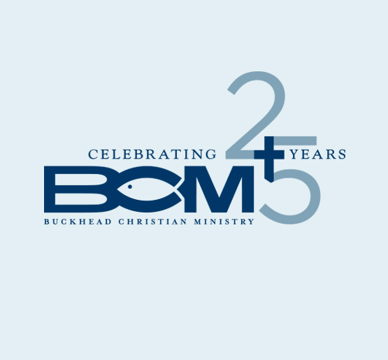Buckhead Christian Ministry, 25th Anniversary Logo