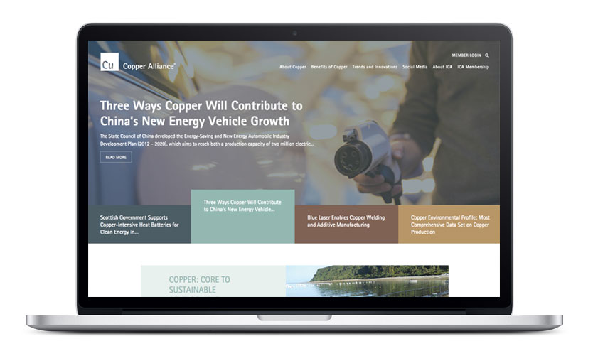 Copper Alliance Website Design